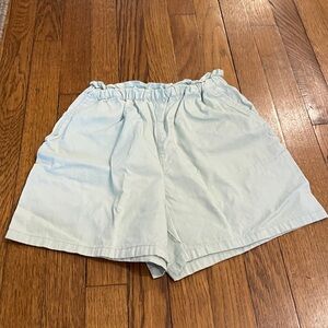 2 for $5 Uniqlo Kid's High Waist Light Green Shorts